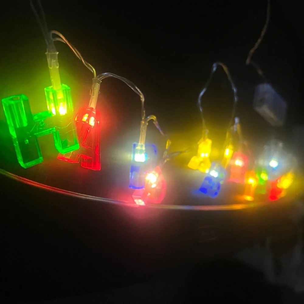 4ft Happy Birthday 13 Colorful Letter LED String Lights Party Hanging Decoration